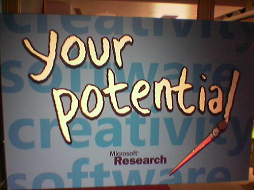 Microsoft Research sign in the MS Museum | by SplaTT