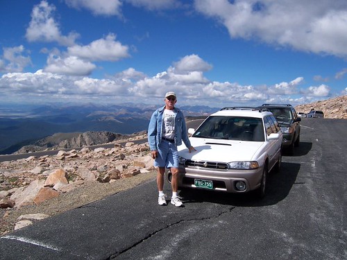 Dale Christensen on top of Mount Evans | by Tommy and Barbara