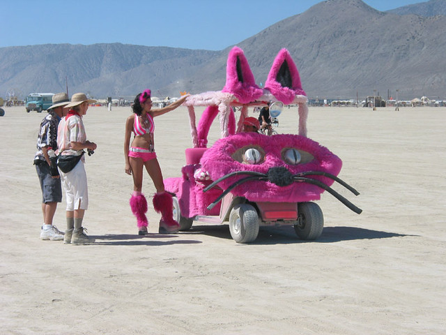 Burning Man 2004 - cat car
