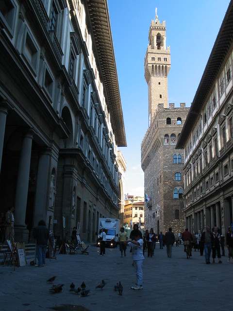 the Uffizi, Florence