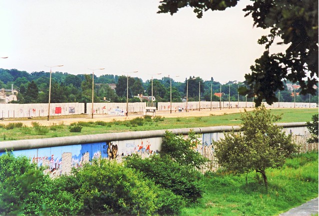 Mur de Berlin en 1990