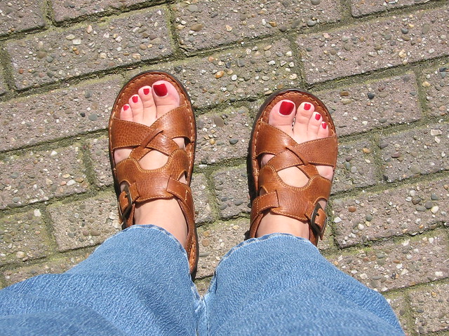 Feet on Amsterdam