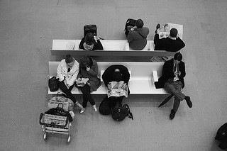 waiting for a train - St Pancras Station | Commuters wait fo… | Flickr