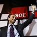 09-03-08 Noche electoral en Ferraz: Zapatero gana las elecciones