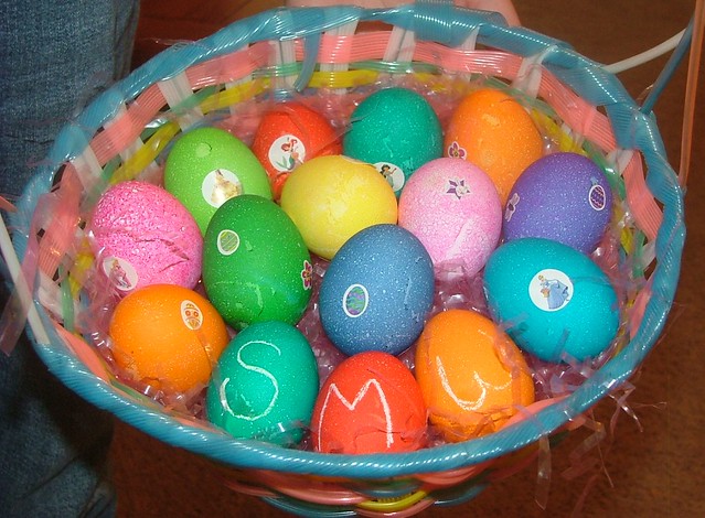 Easter 2008  Sydney's First Easter Eggs