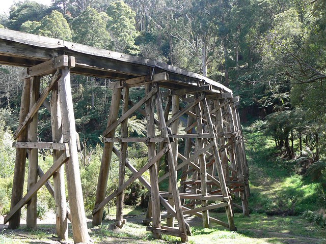 The trestle bridge.