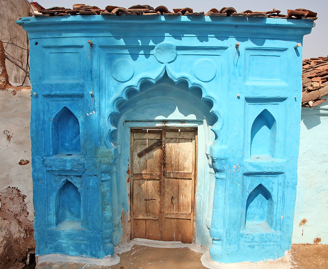 Blue Doorway Orchha