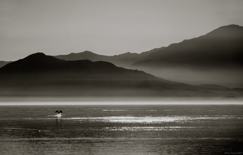 A quiet afternoon at Salton Sea by Jerry Ting