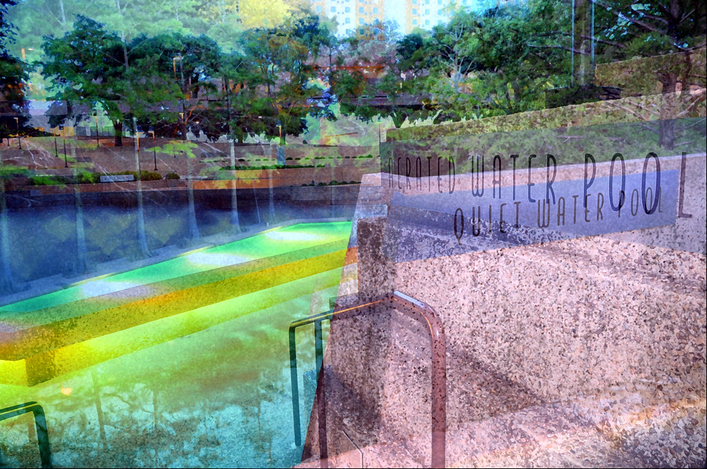 Fort Worth Water Garden Aerated Pool Fountains Architectur Flickr