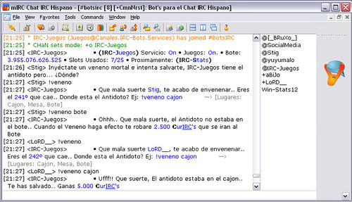 IRC-Juegos veneno Chat IRC Hispano - IRC-Juegos es un bot no… - Flickr