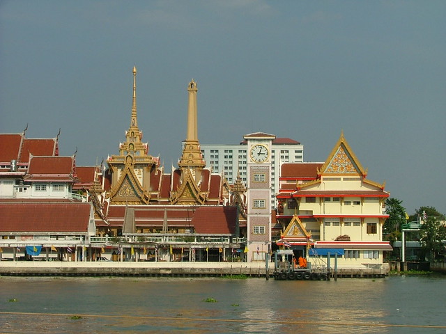 Ferry Stop from the Chao Phraya River