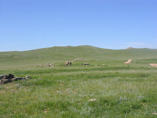 panorama mountains 2006 mongolia roads steppes arkhangayaimag hayrhansum