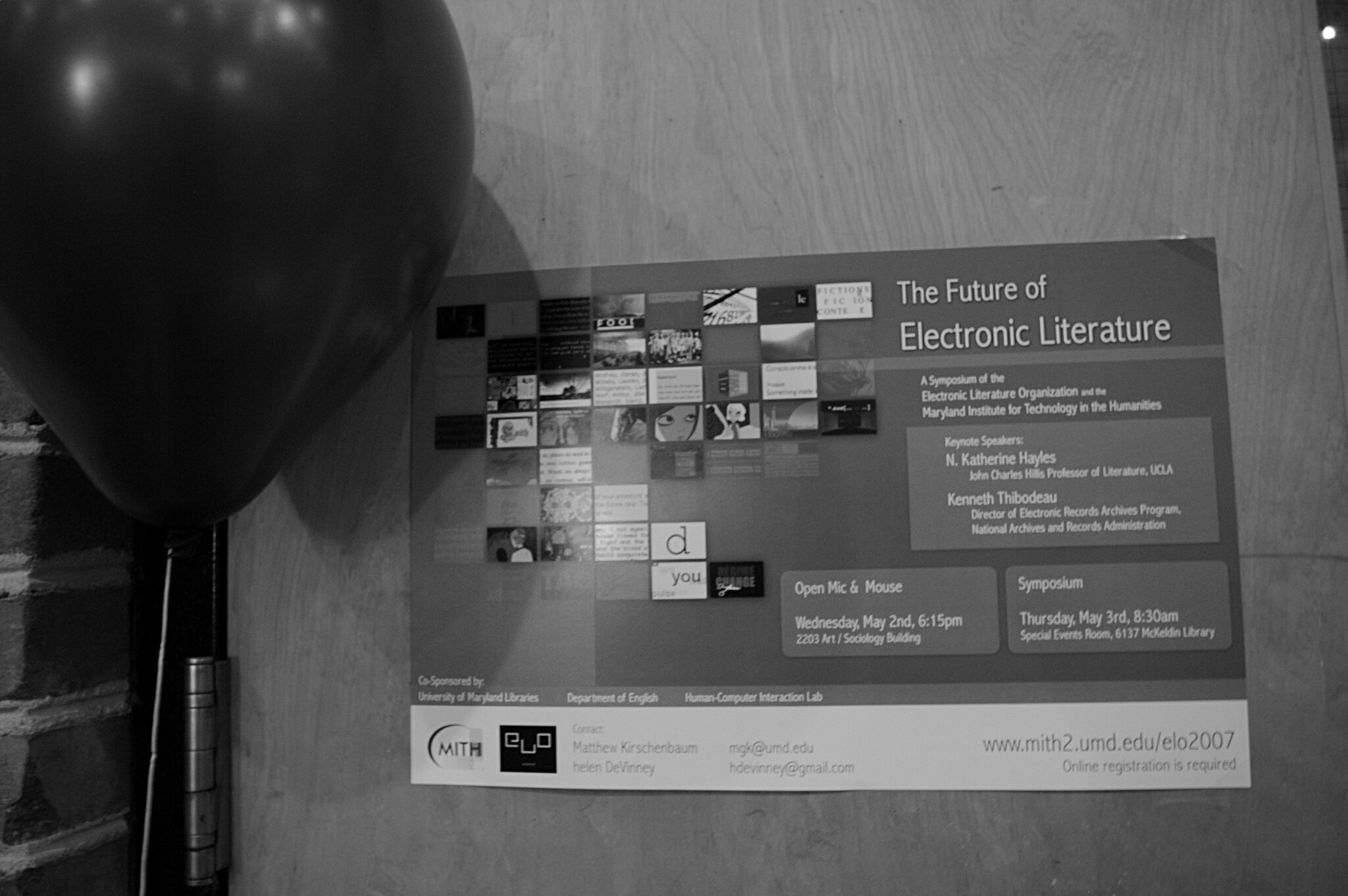 Kicking off The Future of Electronic Literature Symposium
