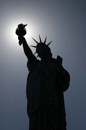 Statue of Liberty Silhouette [iOS4 Retina Display] by Brian G. Wilson