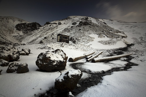 Winter Cabin by Andri Elfarsson