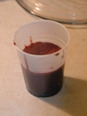 Thick Leavings of Red Wine