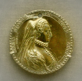 Lead medal of Mary Queen of Scots