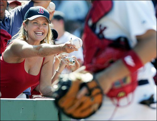 Christy Brinkley Red Sox Fan