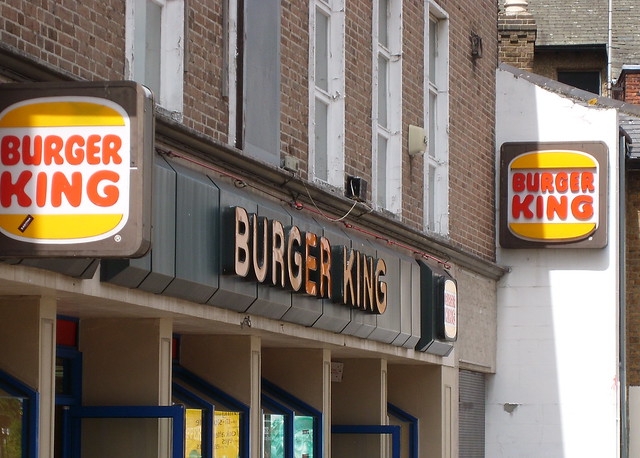 Ye olde Burger King logo