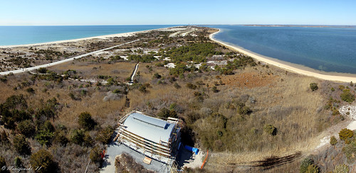 Panoramic View of Fire Island to the South, ny newyork panoramic fireisland fireislandlighthouse thefollowing
