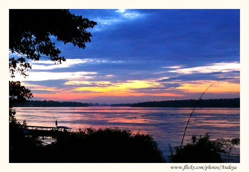 Sky Canvas by Araleya, View from open air terrace where we have dinner. We rushed to this resort before dark. After checkin
