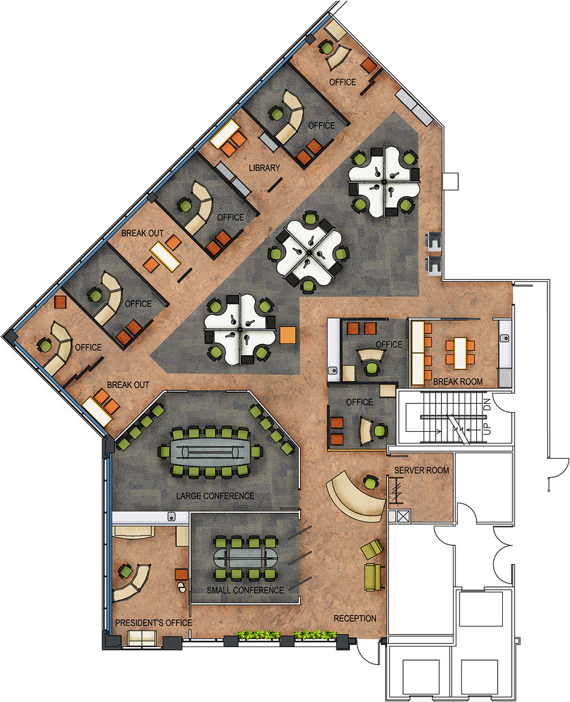 Office Rendered Plans Office Project--Avanzare Advertising | Rendered Floor Plan | Alicia ...