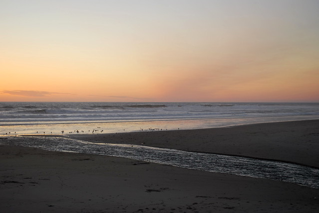 Sunset in Lincoln City Oregon