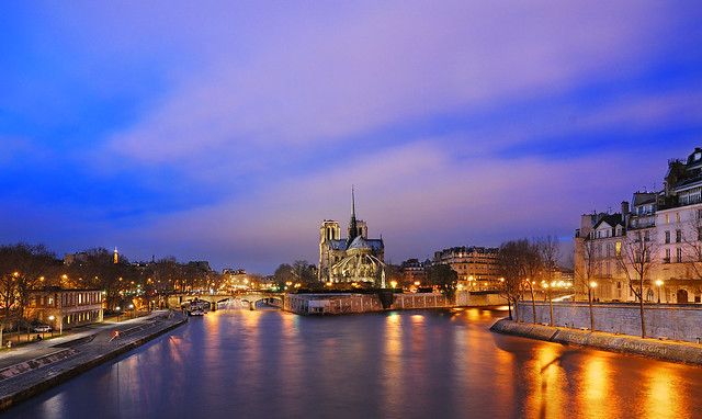 Blue Evening on the Seine