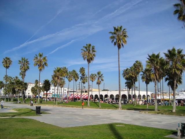 Venice beach boardwalk