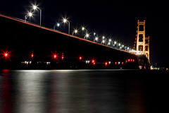 Mackinac Bridge Night Portrait