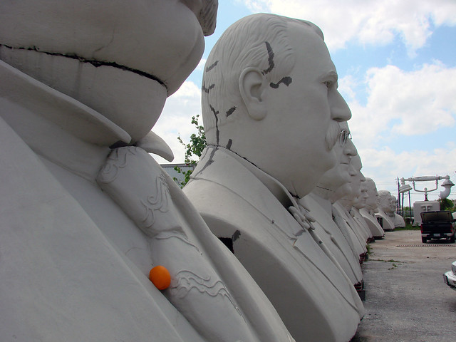 Orange is in... the company of presidents (and a giant telephone).
