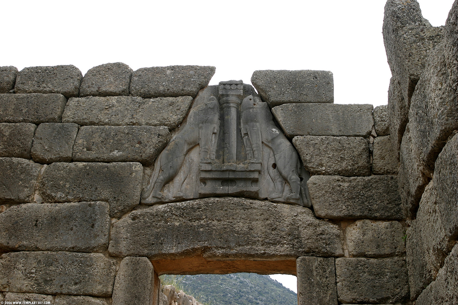 GR06 0131 The Lion Gate - Mycenae