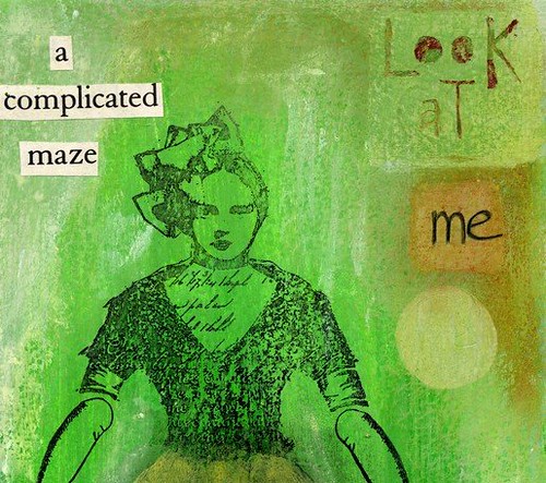 Journal Page Mixed Media Collage