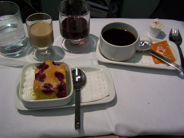 Lufthansa German Airlines Dessert