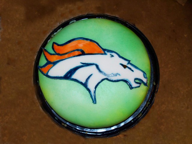 Denver Broncos cake