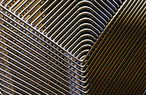 stacking chairs abstract