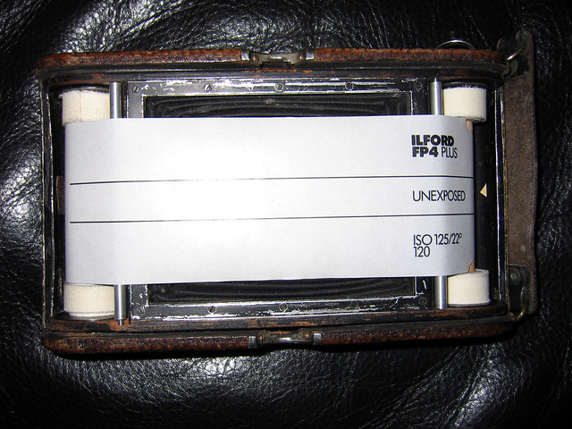 No.3 Folding Pocket Kodak Model C - 120 film mod