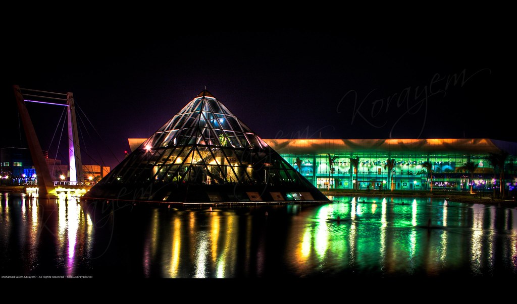 Smart Village's Pyramid @ Night by KoRaYeM