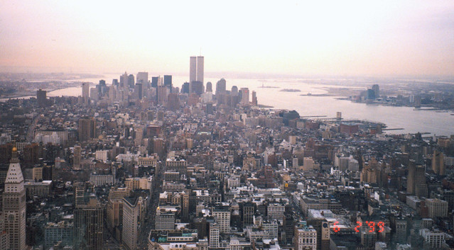 New York downtown before 2001