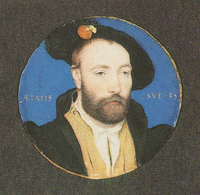 Holbein miniature of unknown man