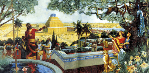 The Hanging Gardens Of Babylon Greek Geographer Strabo Flickr