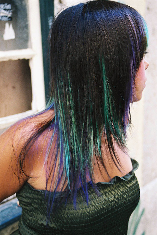 hair color blue green | haircut by sabine, haircolor by birg… | Flickr