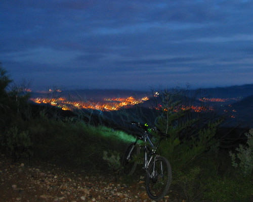 sunset mountain bike night creek san ride canyon luis poly slo obispo stenner