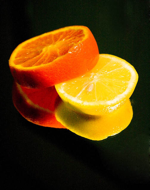 Still Life: Lemon and Orange Slice
