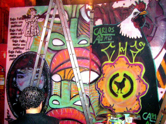 II Live Painting  -  INNER 2007 - Aldeia Turiassú