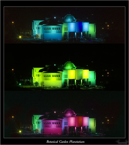 night planetarium lightplay