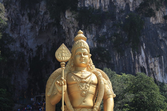 Statue of Lord Marugan at Main Cave, Kuala Lumpur, Malaysia
