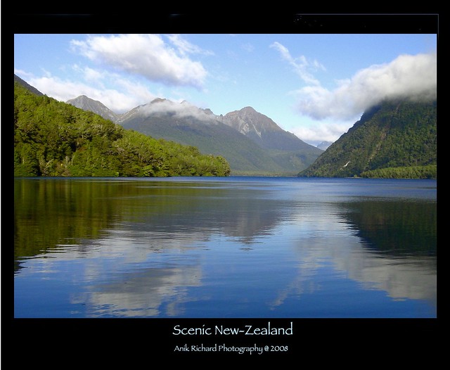 Scenic New-Zealand - Lake Gunn Inlet