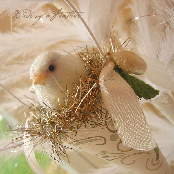 tussie bird ornament ~ in the shop! | hkwdesign.blogspot.com… | Flickr