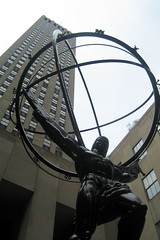 NYC - Rockefeller Center: Atlas and GE Building